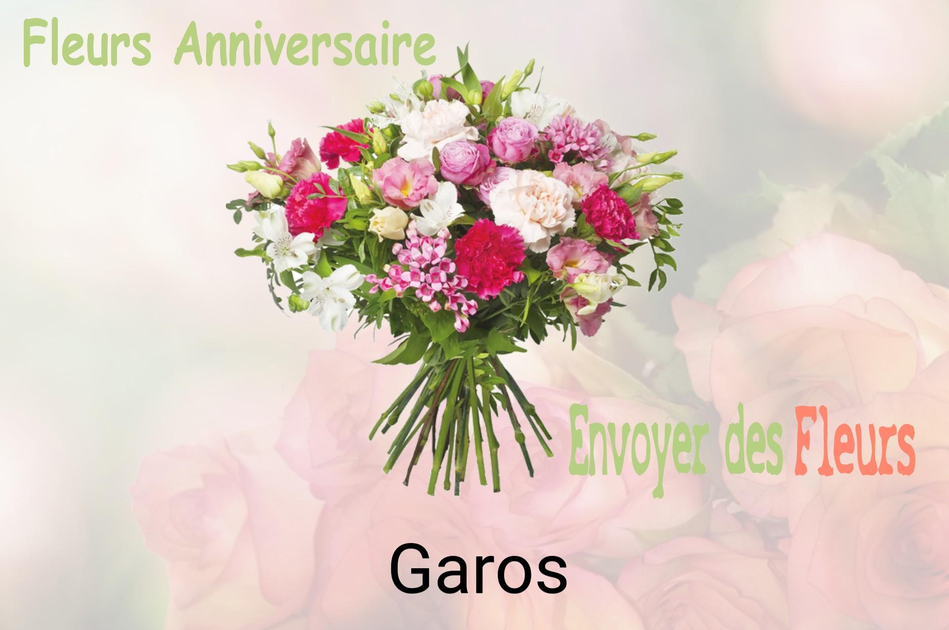 Bouquet de fleurs d’anniversaire livré à Garos