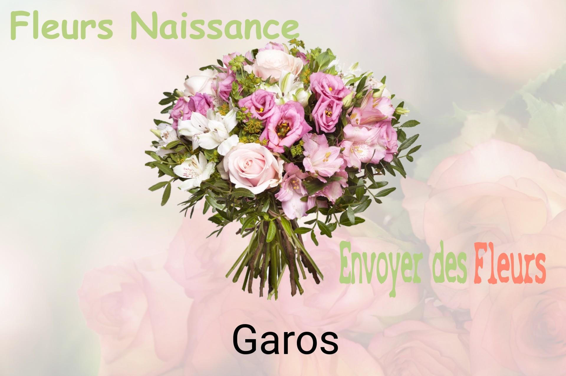 Bouquet de fleurs de naissance livré à Garos